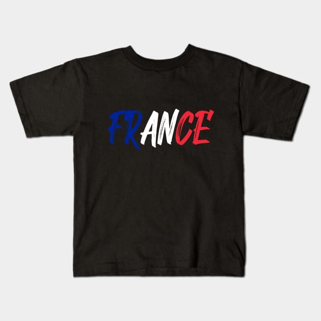 France Kids T-Shirt by yayor